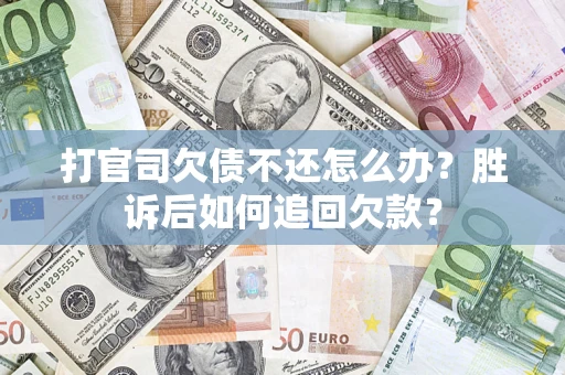 武汉打官司欠债不还怎么办？胜诉后如何追回欠款？