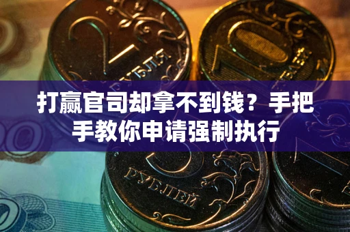 武汉打赢官司却拿不到钱？手把手教你申请强制执行