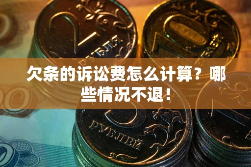 武汉欠条的诉讼费怎么计算？哪些情况不退！